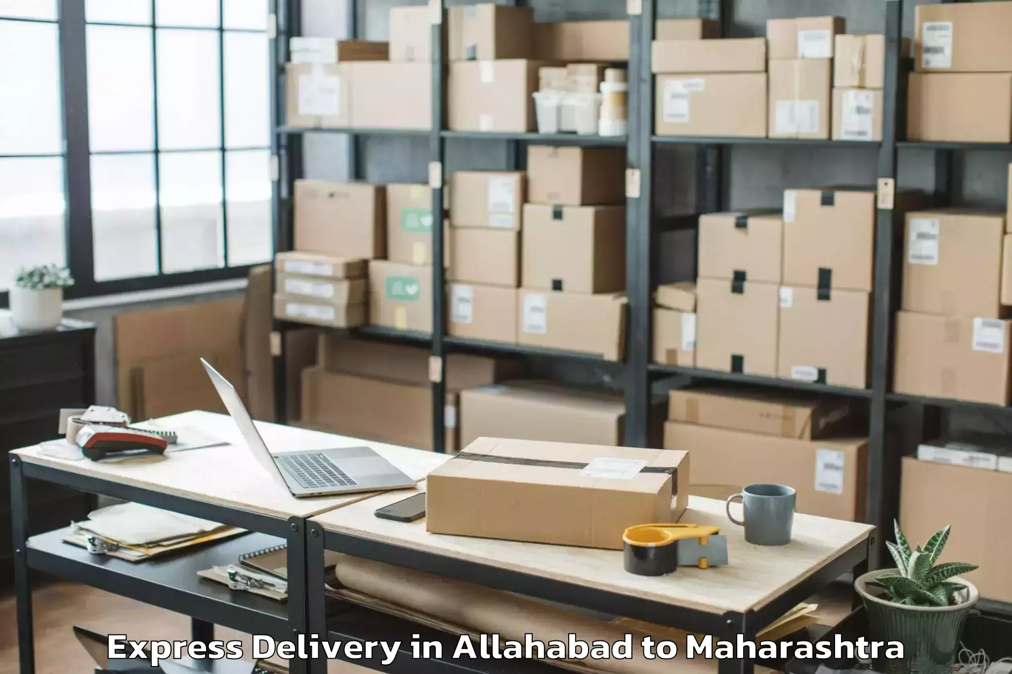 Quality Allahabad to Sonegaon Airport Nag Express Delivery